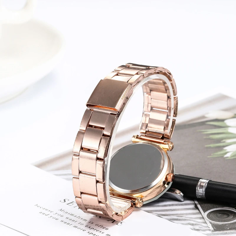 Модные женские часы женские розовое золото браслет из нержавеющей стали часы алмазные женские наручные часы Часы relogio feminino