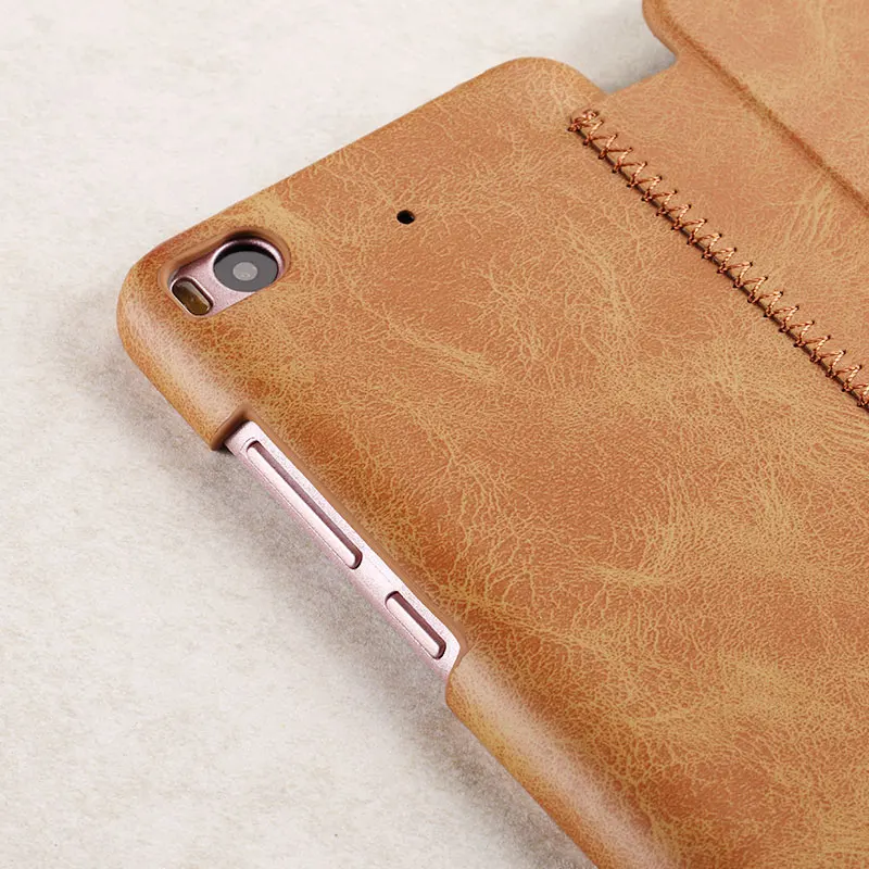 Para xiaomi mi 5S caso flip cartera caso MOFi para xiaomi mi 5S caso cubierta de cuero de la Bolsa de la tarjeta de coque capa funda accesorios