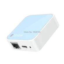 Free Shiooing TP-LINK TL-WR802N Portable Mini 300Mbps wireless router wifi repeater AP for Hotel Travel home network