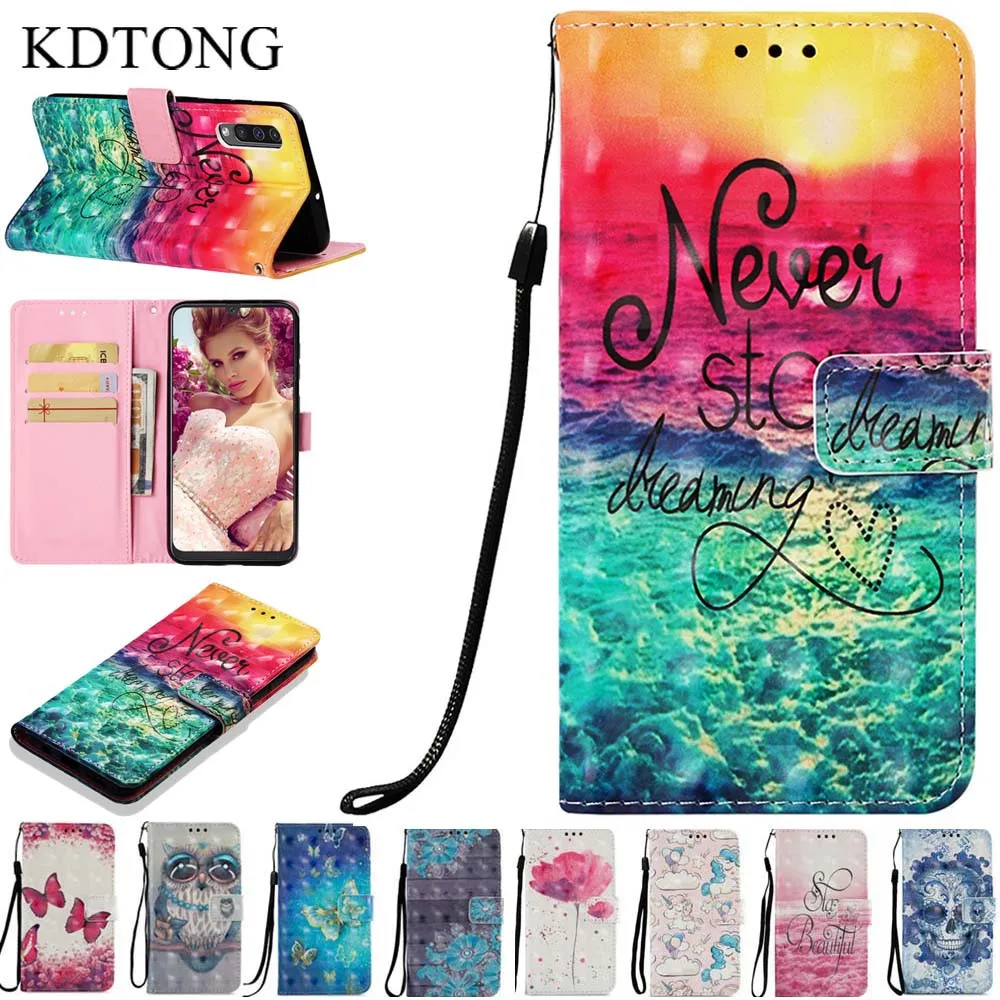 Phone Case sFor Samsung Galaxy A50 A70 Luxurry Flip Leather Magnetic Wallet Card Cover For A40 A30 Capa | Мобильные телефоны и