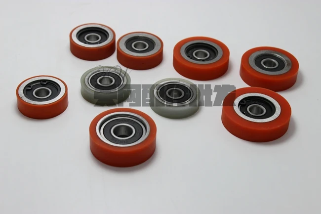 

Edge Sealer Tracking Wheel PU Wheel Profile Wheel Rubber Wheel Edge Sealer Horizontal Wheel Woodworking Machinery Parts