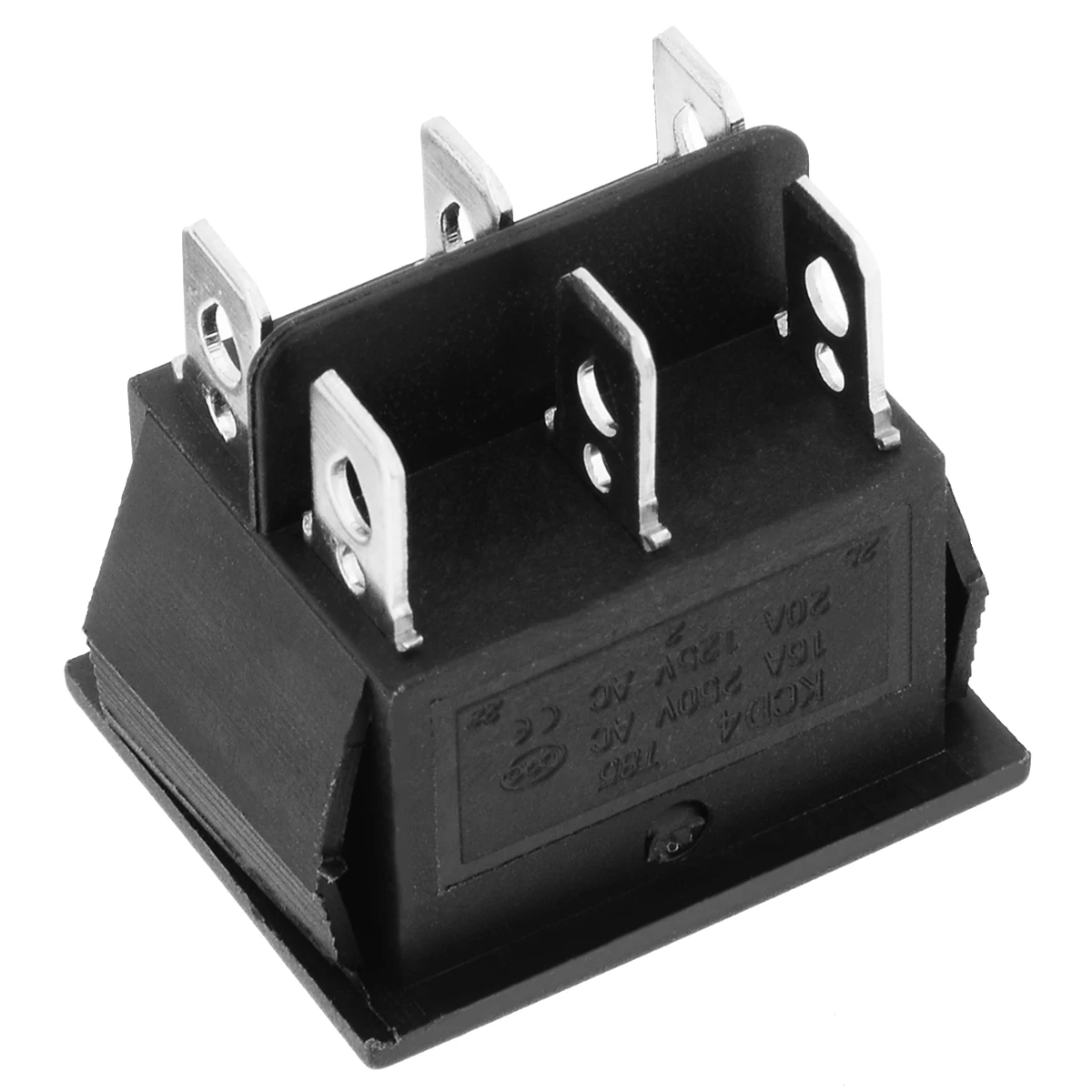 6 Pin 3 Position Hoist Boat Momentary Rocker Switch ON-OFF-ON DPDT 16A 250V 1PC 32*31*25mm New