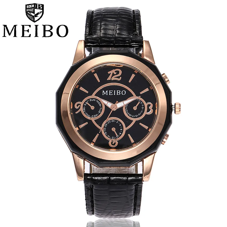 MEIBO DROP SHIPPING MEIBO Women's Casual Quartz Leather Band Newv Strap ...