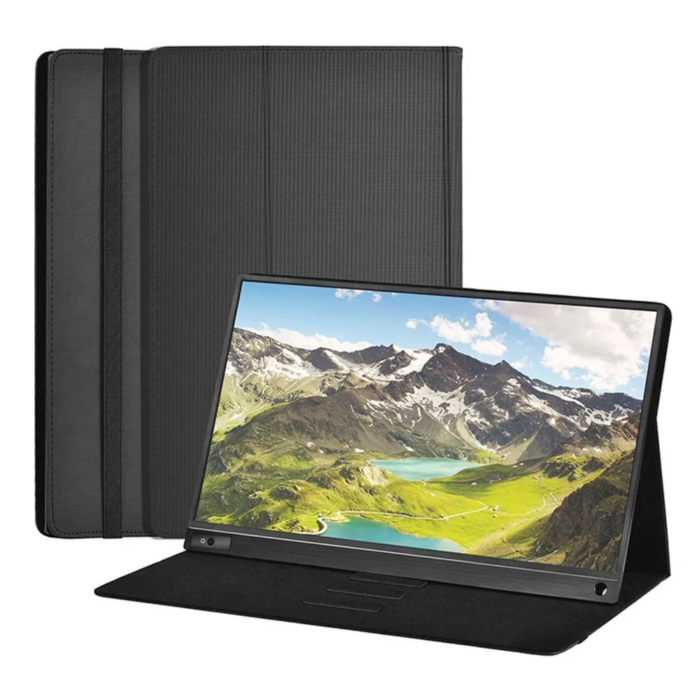 

P4-01 Portable Monitor 15.6 USB Type-C Full HD 1080 IPS LCD Monitor Built-in Dual Speakers Compatible with Laptop notebook