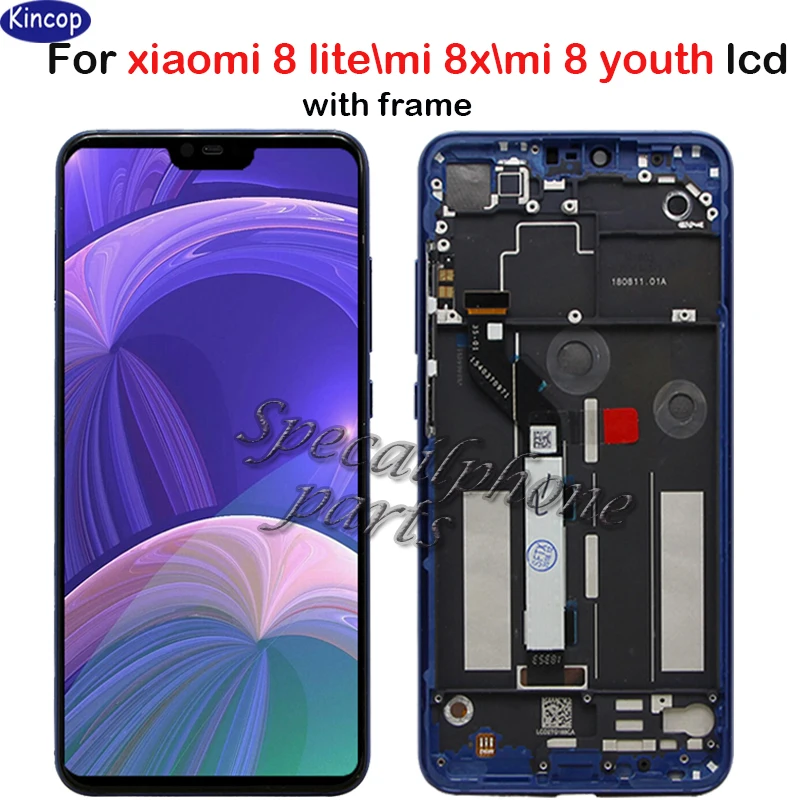 

Lcd display Xiaomi Mi 8 Lite Lcd Mi 8x Mi 8 youth LCD Display Touch Screen Digitizer Assembly Xiaomi MI 8 lite LCD Display