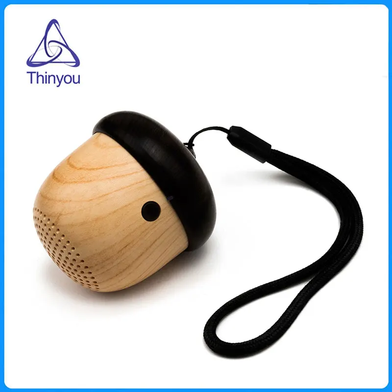 Thinyou MINI wireless bluetooth speaker Cute Wooden Nut Shape Loudspeaker portable Outdoor speakers music player for phone bluetooth-music-player : image Thinyou MINI wireless bluetooth speaker Cute Wooden Nut Shape Loudspeaker portable Outdoor speakers music player for phone bluetooth-music-player