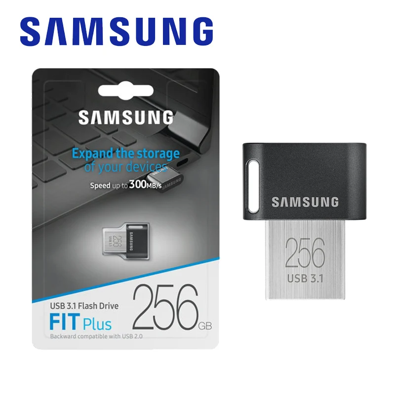 SAMSUNG USB 3 1 флеш накопитель FIT Plus 32 Гб 64 128 ГБ 256 маленькая карта памяти устройство для