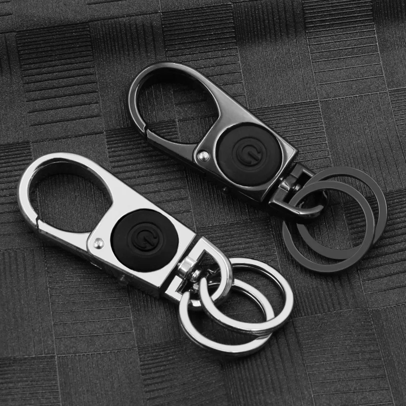 

New LED Lighting High Quality Key Holder DIY EDC Car Key Organizer Business Key Wallets Keychain New Metallic Housekeeper
