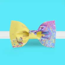 Новая мода мужской дизайн ручной работы галстук бабочка с принтом банкетные вечерние платья жениха Свадебные предохранители