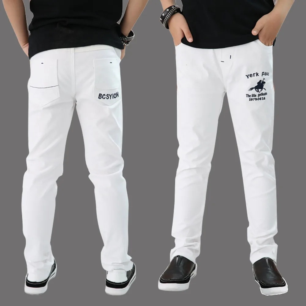 

2018ew children's clothing boys casual pants feet trousers Spring models child big virgin cotton 4-12t autum fashion for boys