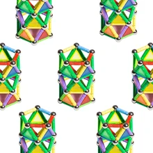 Magnet Bars Metal Balls Kids Magnetic Building Blocks Toys Construction Toy Accessories DIY Designer Educational Funny