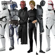 Catoon Star Wars Дарт Мол Люк Скайуокер Джанго фетс K-2SO Клон Trooper Phase I II экшн фигурка кукла модель игрушка