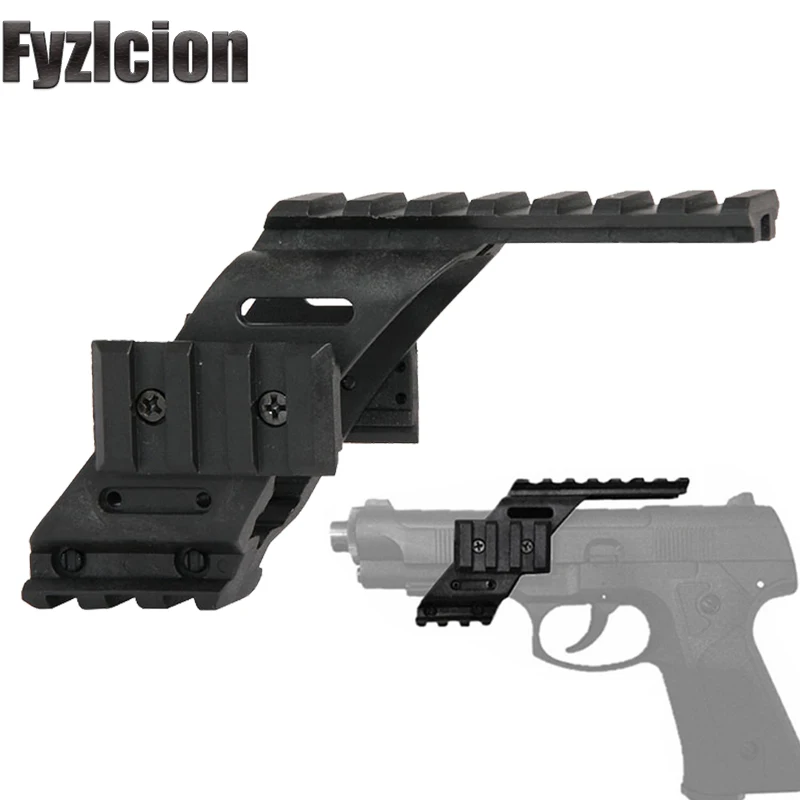 

Tactical Hunting Glock 17 5.56 1911 p22 Universal Pistol Scope Sight Laser Polymer Mount with 7/8" Quad Weaver Picatinny Rail