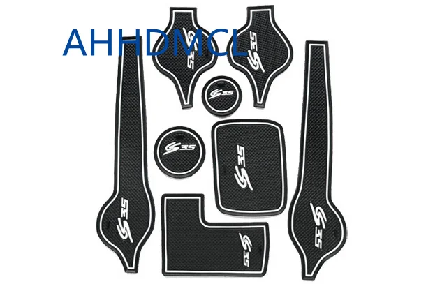 

AHHDMCL Car Door Groove Mat Gate Slot Cup Armrest Storage Pad Mat For Chana Changan CS35 2012 2013 2014 2015 2016
