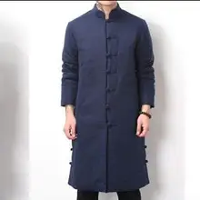 Зимнее теплое пальто костюм Тан tai chi taoist халаты крыло chun кунг-фу/униформа для боевых единоборств китайский стиль Костюмы Одежда черный/синий