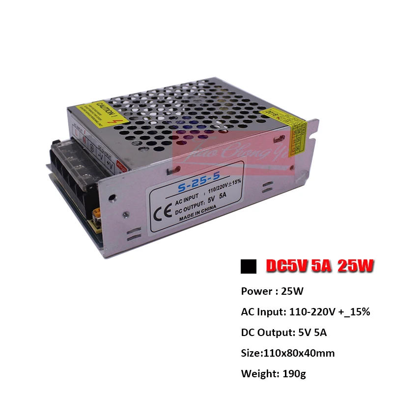 5V Regulated Switching Power Supply 5A 10A 20A 30A 40A 60A AC110V / 220V to DC5V  Power