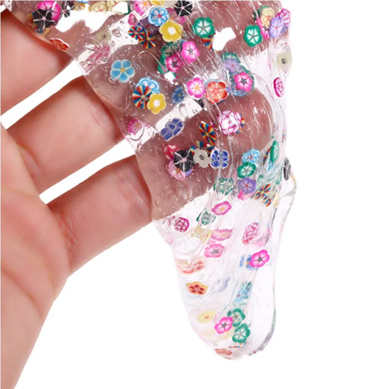 

DIY Slime Accessories Slime Toys for Kids Fruit Cake Crystal Slices Decoration Box Toys For Children Nails Art Educational Toy