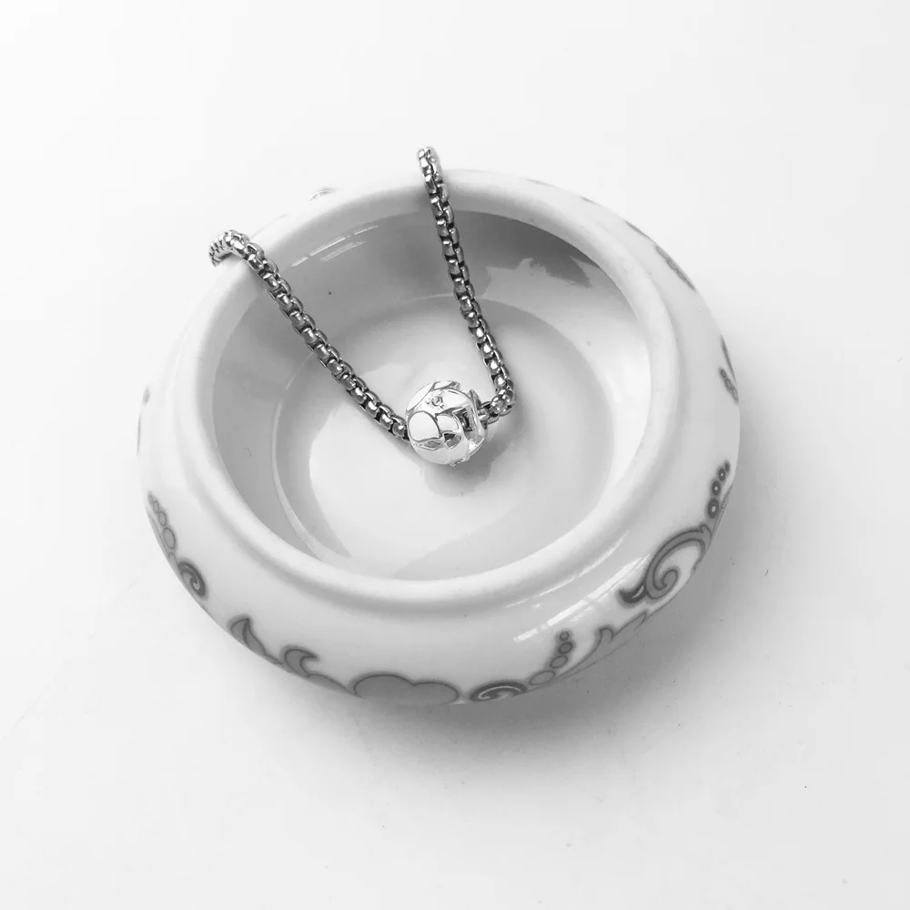 DIY бусины лепестки клубника Тыква Лотос яблоко Шарм, модные серебряные ювелирные изделия этнический подарок для женщин мужчин подходят браслеты ожерелье