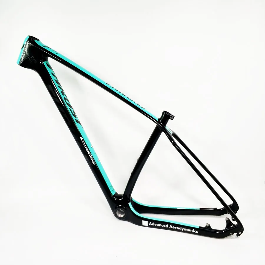 Flash Deal THRUST mtb Mountain Bike Frame Carbon Frame mtb 29er 27.5er 15 17 19 Carbon Bicycle Frame Green BB30 BSA 5