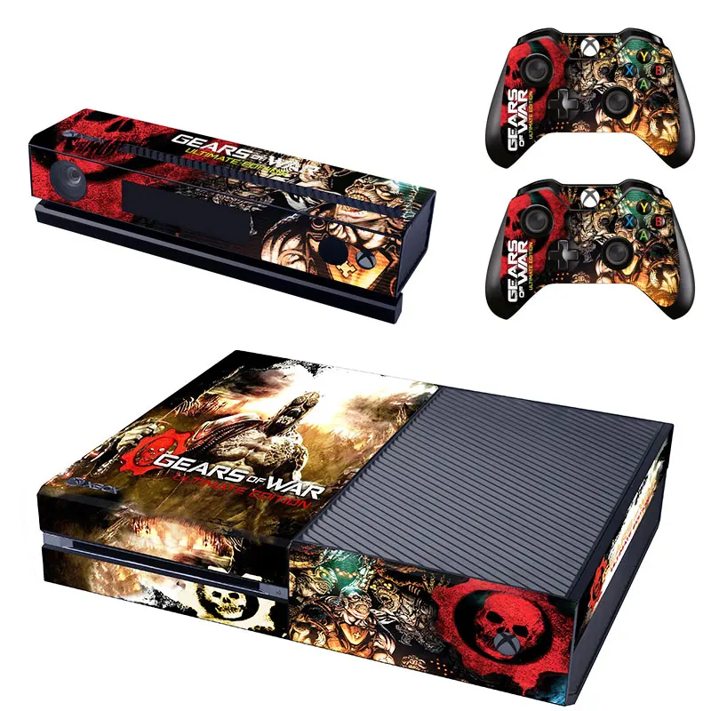 Новый для Xbox One консоли и Kinect 2 контроллеров Gears of War кожи наклейки | Электроника