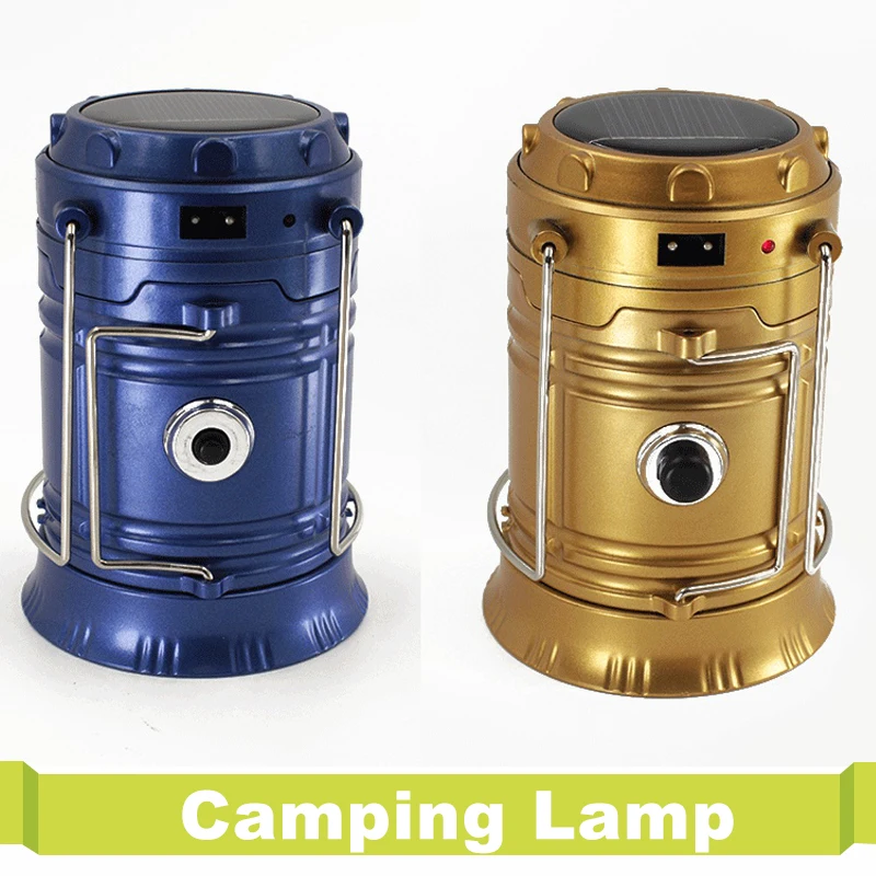 

Rechargeable Luminaire LED Exterieur 6LEDs Solar Power Flashlights Portable Lamp LED Hand Lamp Camping Lantern Light For Hiking