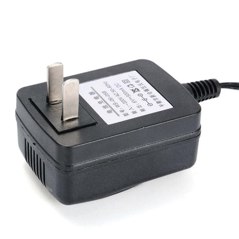 1Pcs Electric Bicycle Accessories 10x20mm 6V Wall AC Adapter Charger Power Supply For Kid TRAX ATV Quad Ride On Car E-bike Parts