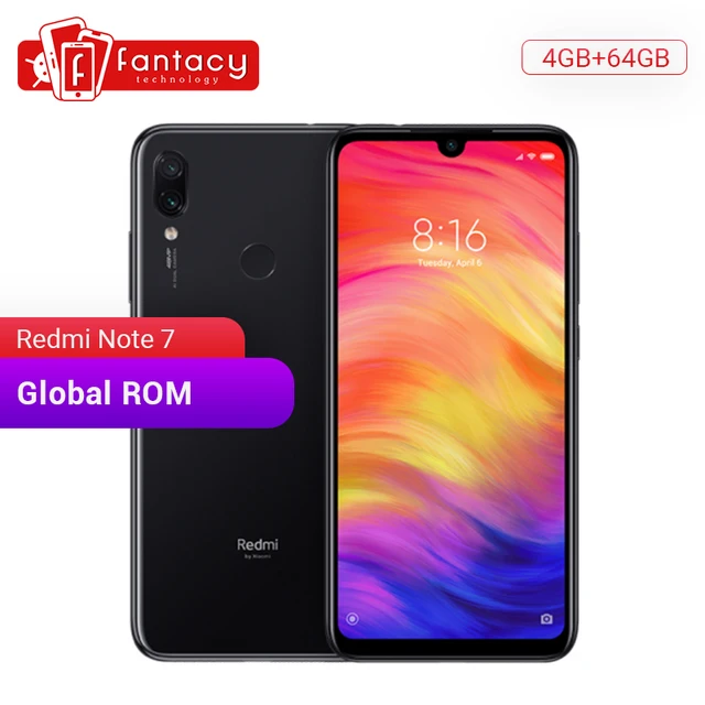 Global Rom Xiaomi Redmi Note 7 4GB 64GB Snapdragon 660