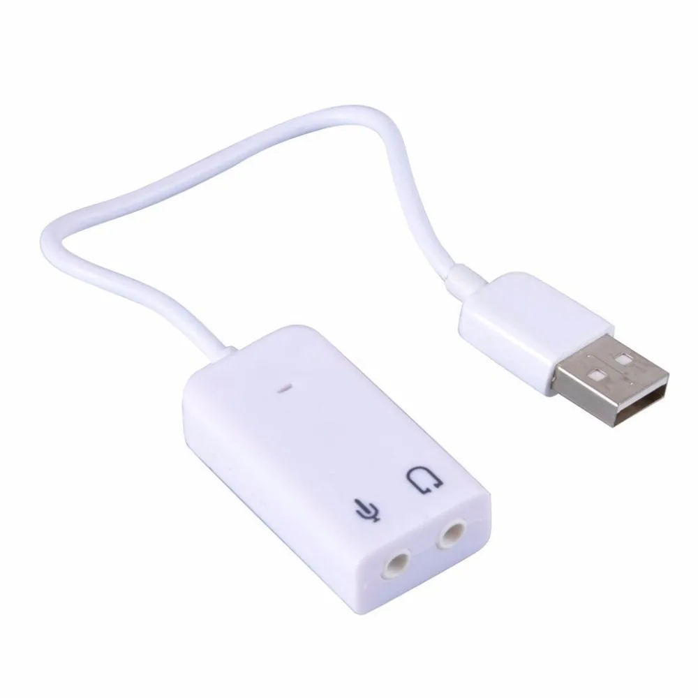 

HOT SALE! 2017 NEW PC Desktop USB 2.0 3D Virtual Channel Audio Sound Card Adapter For Windows 7,IN STOCK!