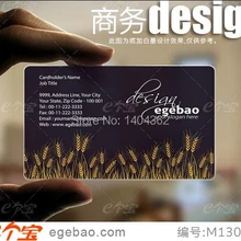 Визитная карточка по индицидуальному заказу печать пластиковые прозрачные/белые чернила ПВХ визитная карточка односторонний принт 500 шт./партия № 2008