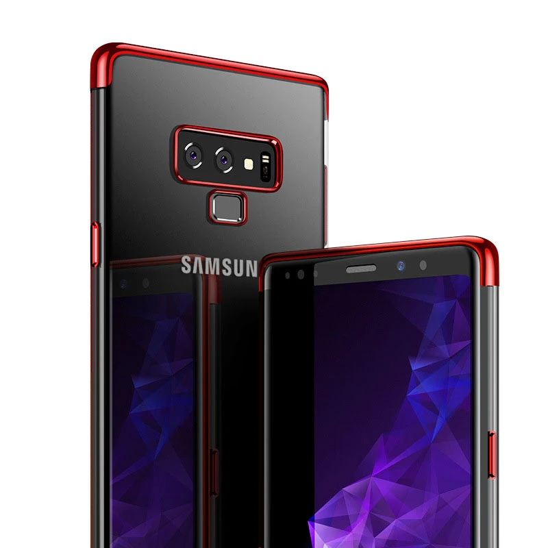 BFOLLOW Мягкий ТПУ Прозрачный чехол для Samsung Galaxy Note 9/8 задняя крышка прозрачный