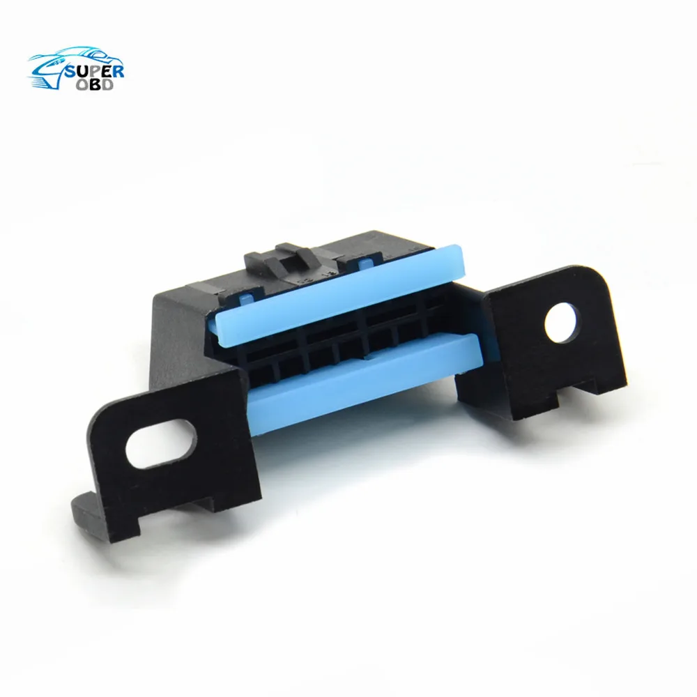 

Newest 16pin obd2 connector OBD2 OBD 2 16Pin Female angle Connector OBD Female Wire Sockets Connector obd ii adapter