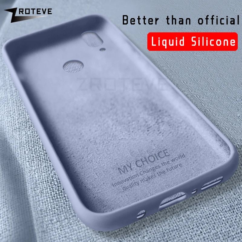 

P Smart 2019 Case ZROTEVE Liquid Silicone Coque For Huawei P Smart Plus + Case Smooth Cover For Huawei P Smart Plus 2019 Cases