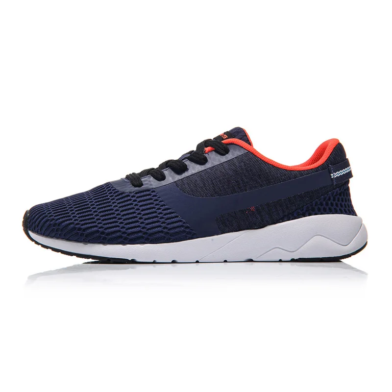 Li-Ning Men's Heather Lifestyle Shoes LiNing Sports Life Breathable Sneakers Light Comfort Sport Shoes AGCM041 YXB041
