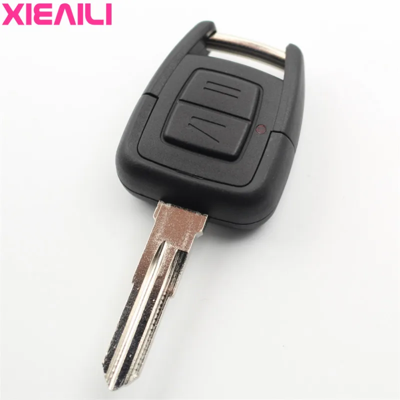 XIEAILI 10 шт. OEM 2 кнопки транспондер чехол для дистанционного ключа Opel Astra/Zafira/Omega/Vectra