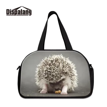 

Business Use and Can be Customized Color Very Good Quality Cotton Material Hedgehog Big Capacity Normcore Travel Totes for Lady