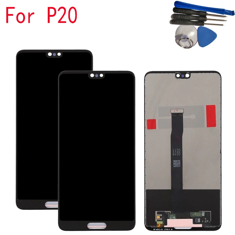 

5.8" For Huawei P20 EML L29 L22 L09 AL00 LCD Display Touch Screen Digitizer Assembly With Frame For Huawei P20 LCD Screen