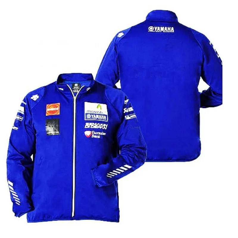 

MotoGP Racing Team Uniform Jacket For Yamaha M1 Racing Team Printing Zip-up Windbreaker Lightweight Moto Jacket
