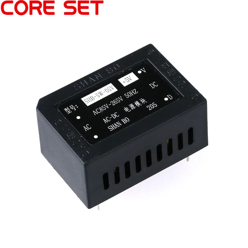 

AC-DC 220V to 5V 1A 5W Switch Power Supply Module Step Down Buck Converter Household Switch