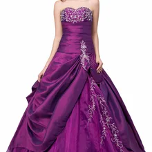 Новые недорогие фиолетовые пышные платья с вышивкой, размеры 2-4-6-8-10-12-14-16