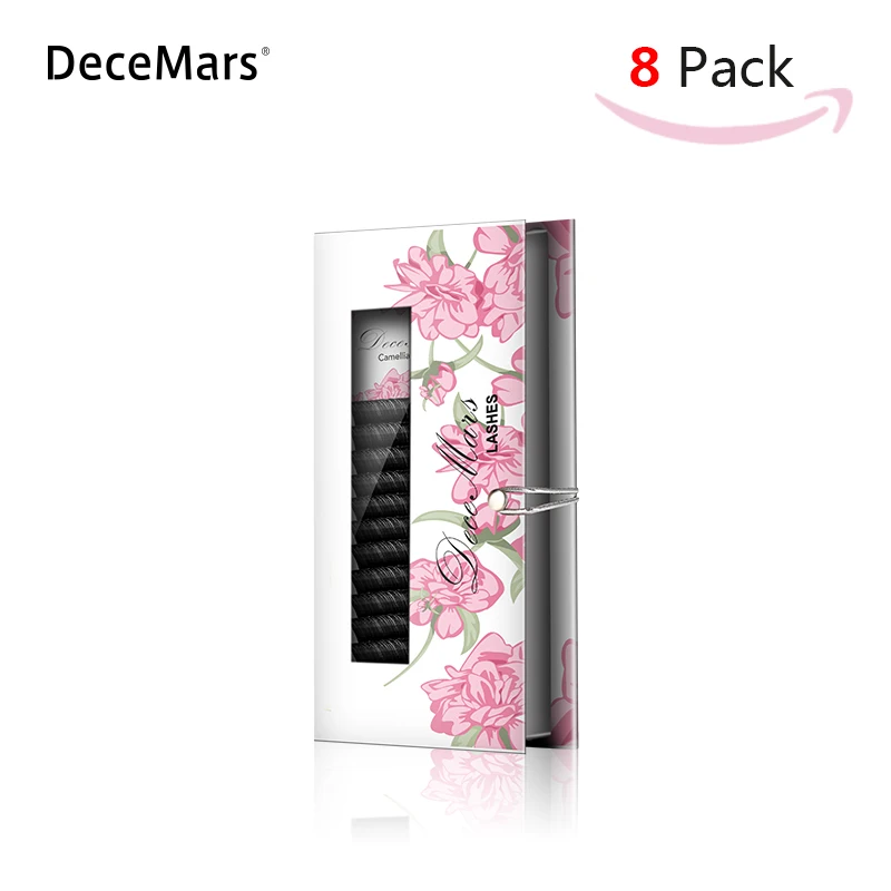 

8 cases/lot 1'S Blossom Lashes Camellia Lashes Individual Blossom Eyelash Extension Volume Fake Fan Eyelashes Eye Lash Big Flow