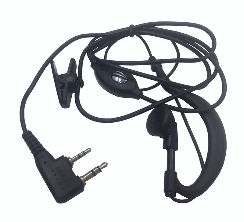 Новый микрофон TK гарнитура для радио Двусторонняя Baofeng UV5R UV 82 Kenwood Walkie Talkie