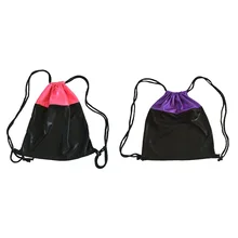 Для девочек Спортивные балетки танец Drawstring сумка для девочек Портативный сумка для дискотеки Drawstring двойной плеча B70 костюм для танцев аксессуары