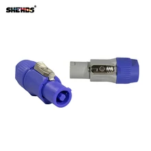 Быстрая сценическое освещение фитинг продукты power Con Plug Out-синий и белый для ввода мощности DMX сценическое освещение Dj оборудование
