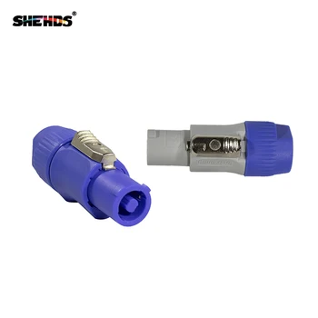 

Fast Shipping Stage Lighting Fitting Products PowerCon Plug Out-Blue and White For Power Input DMX Stage Lighting Dj Equipment