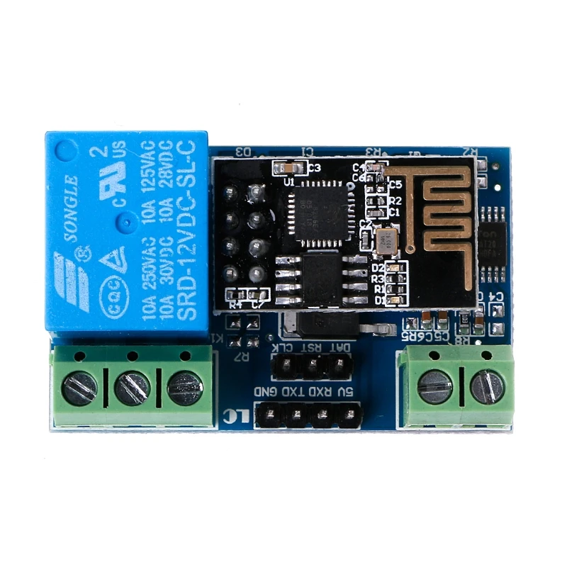 

12V ESP8266 2Bit WIFI Relay IOT Intelligent Home Mobile APP Remote Control