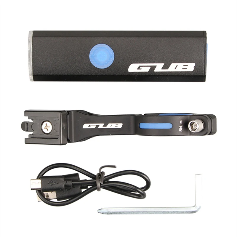 GUB передний светильник светодиодный 5 Вт 300 люмен велосипедный фонарь USB Перезаряжаемый флэш-светильник MTB дорожный велосипед велосипедные лампы на руль