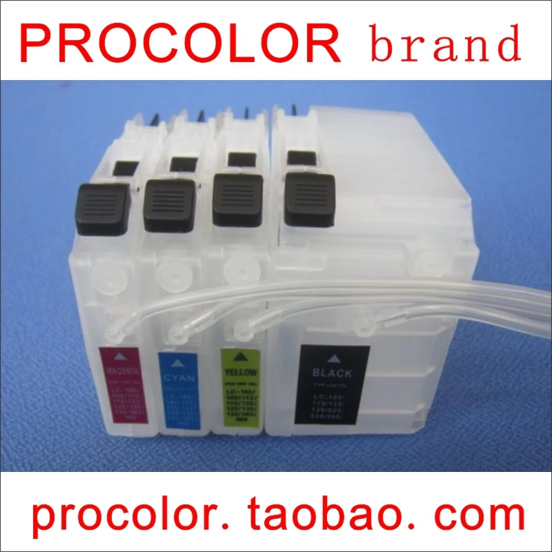 

PROCOLOR   CISS for BROTHER LC549/LC545(LC-549XL BK/LC-545XL C/LC-545XL M/LC-545XL Y) for BROTHER DCP-J100/DCP-J105/MFC-J200...