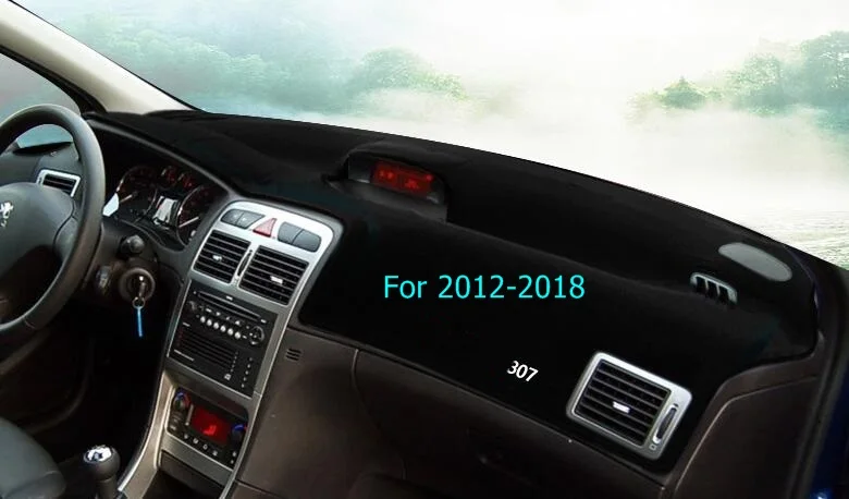Крышка приборной панели автомобиля приборной панели коврик ковровое покрытие автонакладка коврик солнцезащитный тент dashковрик для Honda INSPIRE - Цвет: 2012-2018  Black
