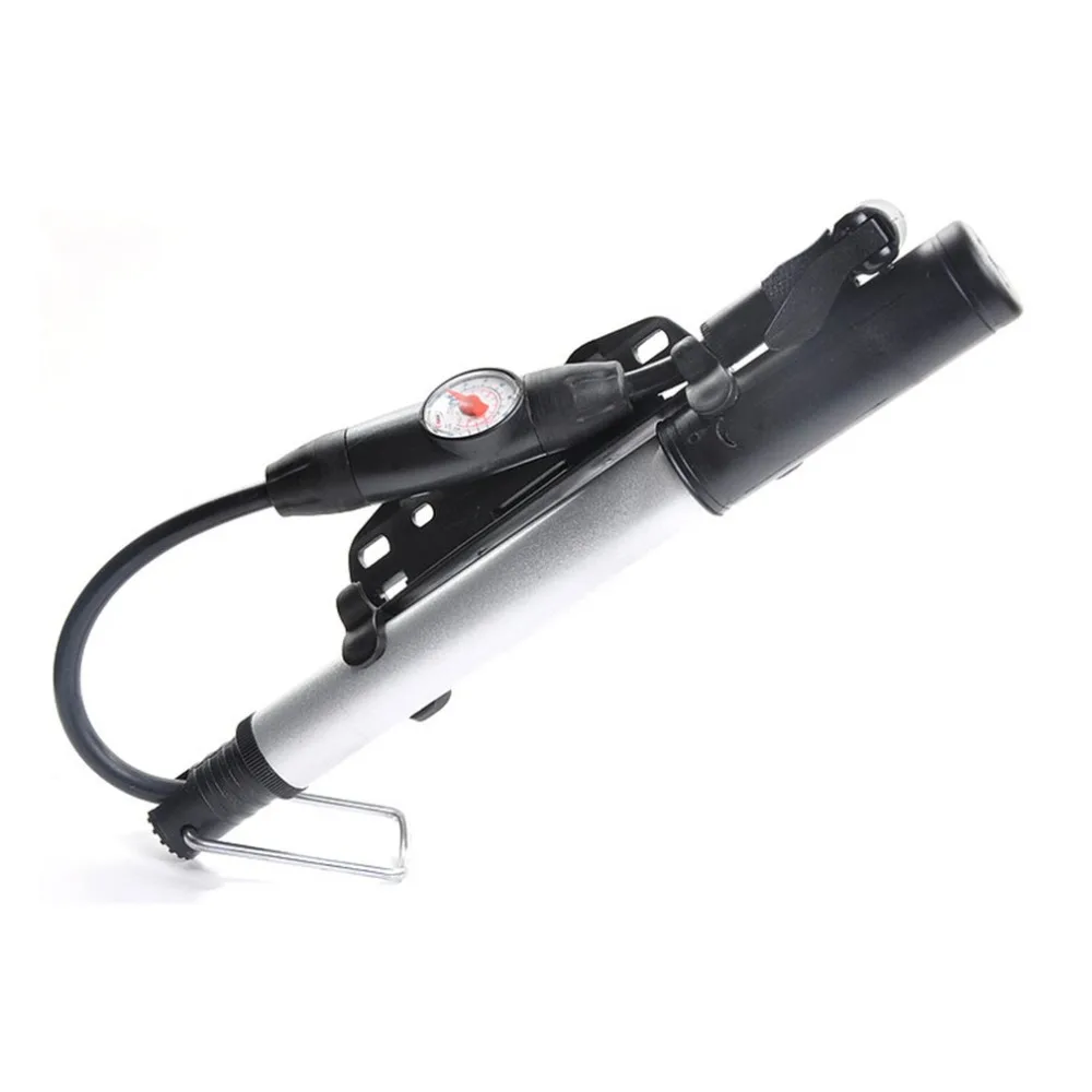 TSAI Bicycle Bike Hand Pump Mini Portable Aluminum Alloy MTB Mountain