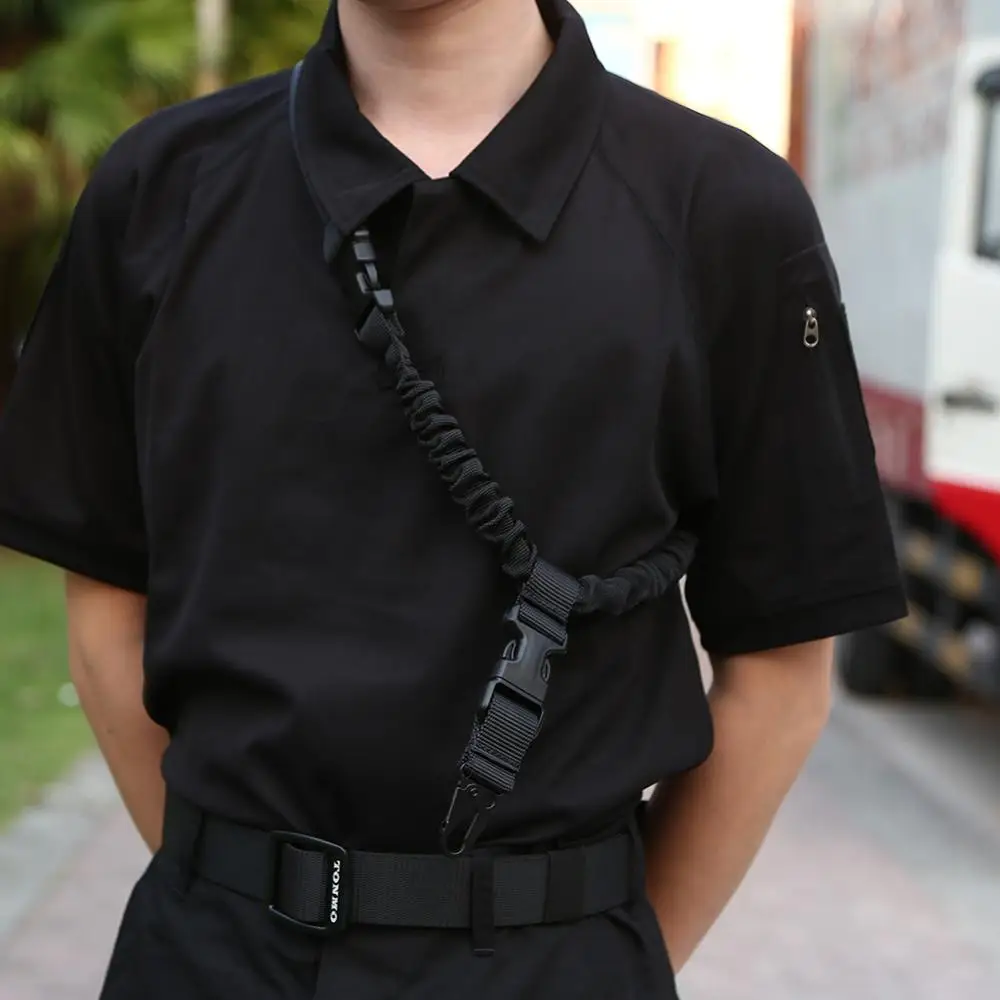 

Nylon Single Point Straps Main Sling Connecting Strap Or 3 Point Adjustable Bungee Rifle Sling Swivels System Outdoor Tools
